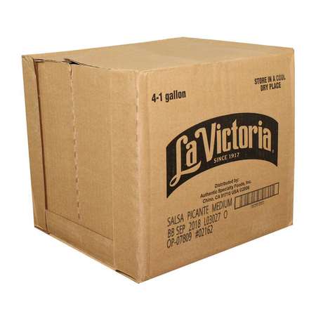 La Victoria 1 gal. LV Salsa Picante Medium, PK4 07809